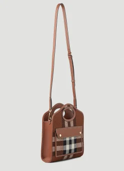 Pocket Check Mini Shoulder Bag