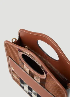Pocket Check Mini Shoulder Bag