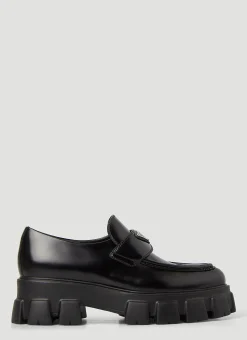 Pointed Toe Monolith Loafers