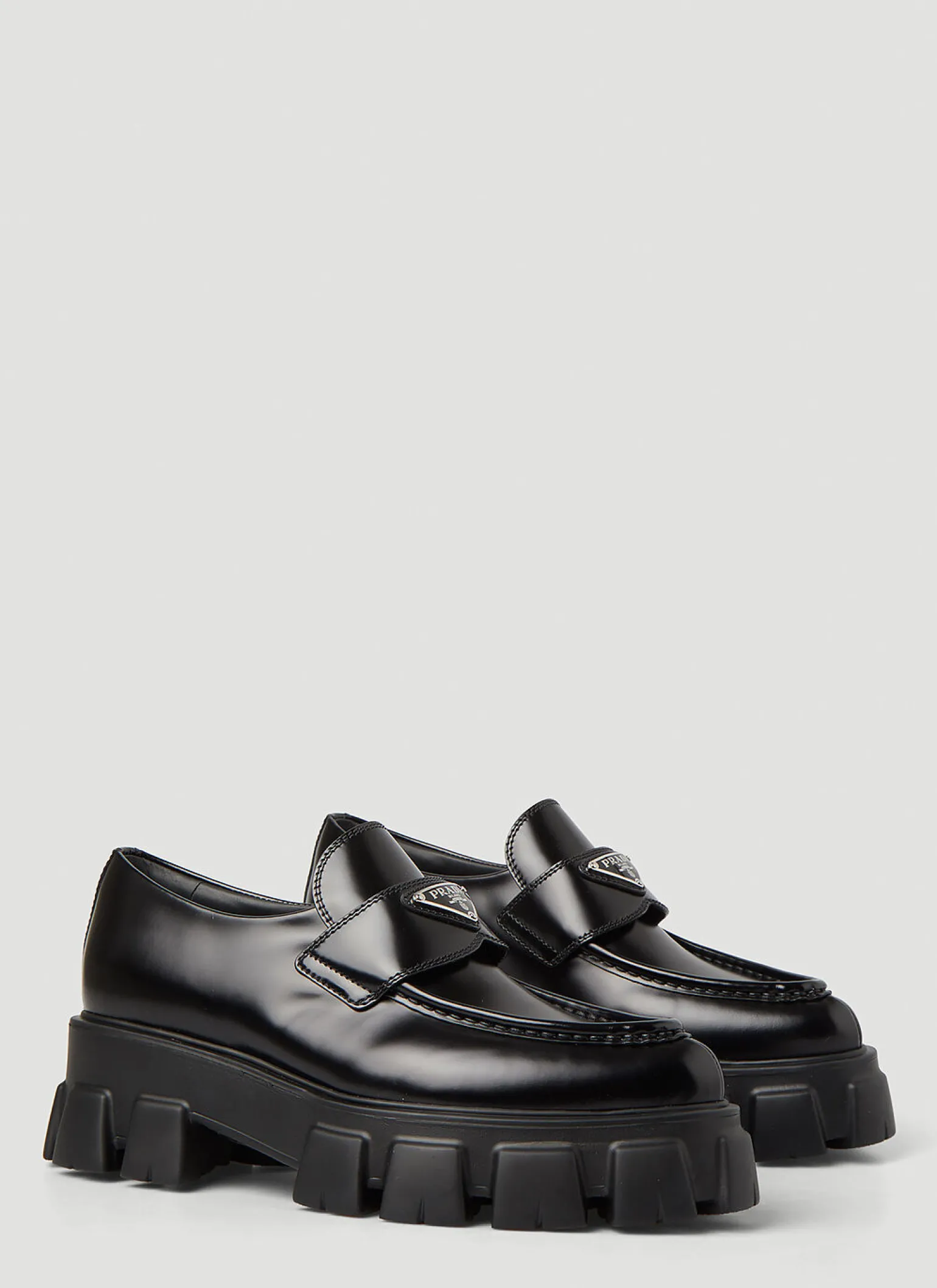 Pointed Toe Monolith Loafers