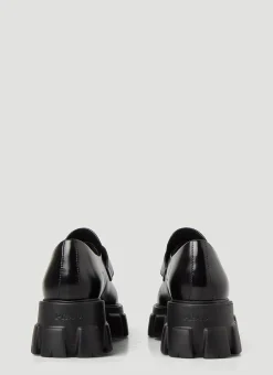 Pointed Toe Monolith Loafers