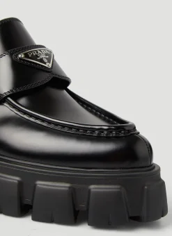 Pointed Toe Monolith Loafers
