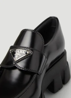 Pointed Toe Monolith Loafers