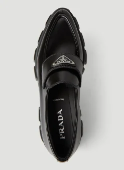 Pointed Toe Monolith Loafers