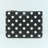 Polka Dot Leather Pouch