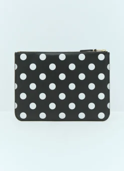 Polka Dot Leather Pouch