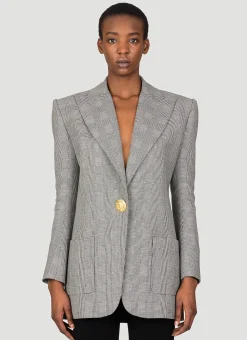 Prince Of Wales Tailored Blazer