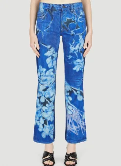 Printed Jeans