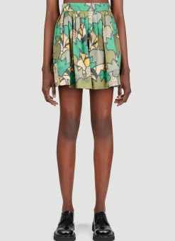 Printed Mini Skirt
