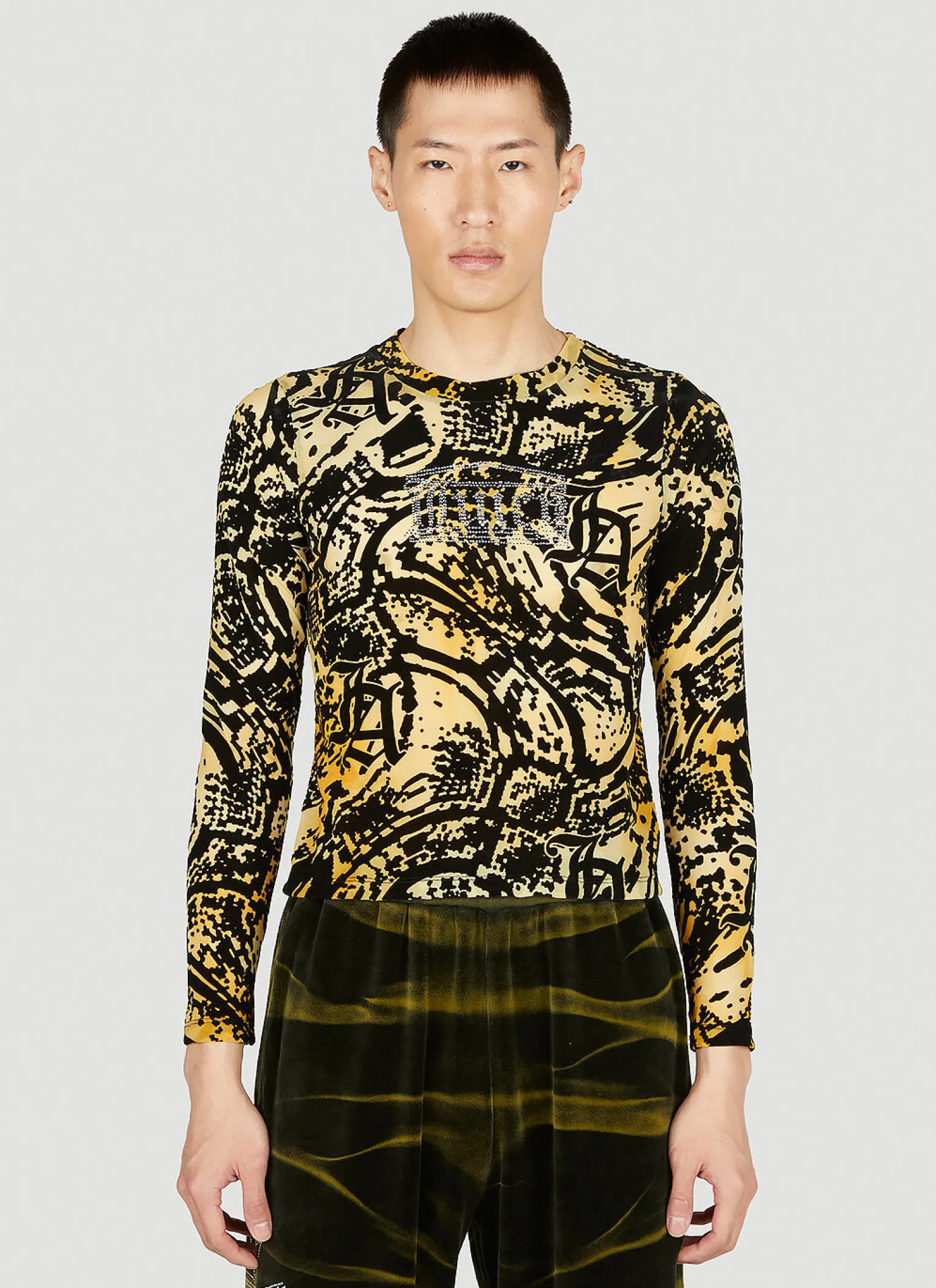 Psysnake Mesh Long Sleeve Top
