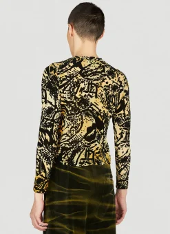 Psysnake Mesh Long Sleeve Top