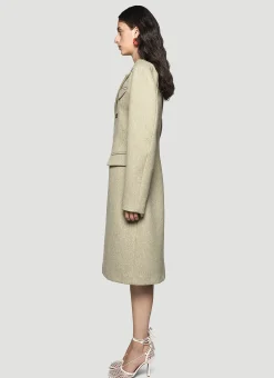 Puff-Sleeve Coat