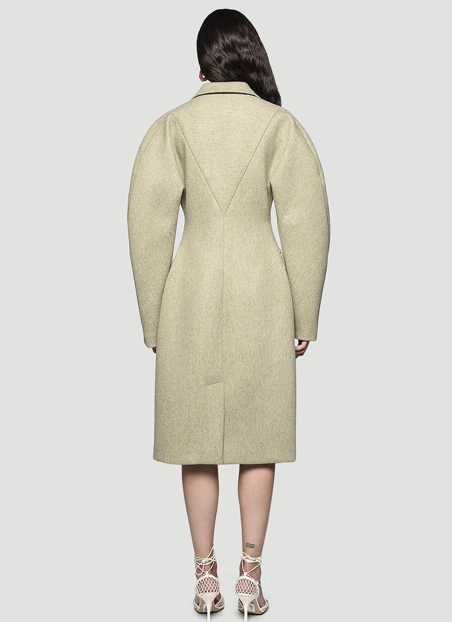 Puff-Sleeve Coat