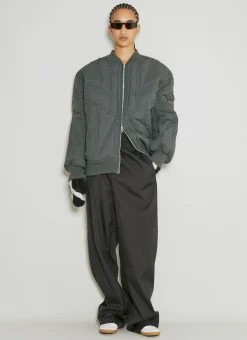 Quilted Bomber Jacket