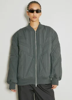 Quilted Bomber Jacket