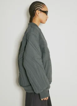 Quilted Bomber Jacket