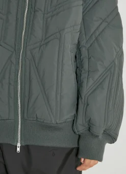Quilted Bomber Jacket