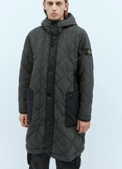 Quilted Compass Patch Coat