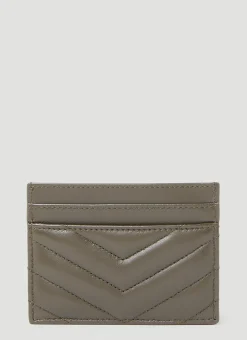 Quilted Logo Plaque Cardholder