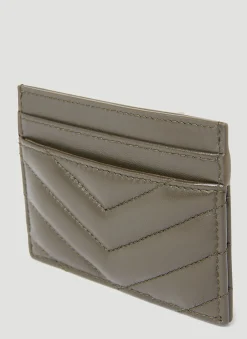 Quilted Logo Plaque Cardholder