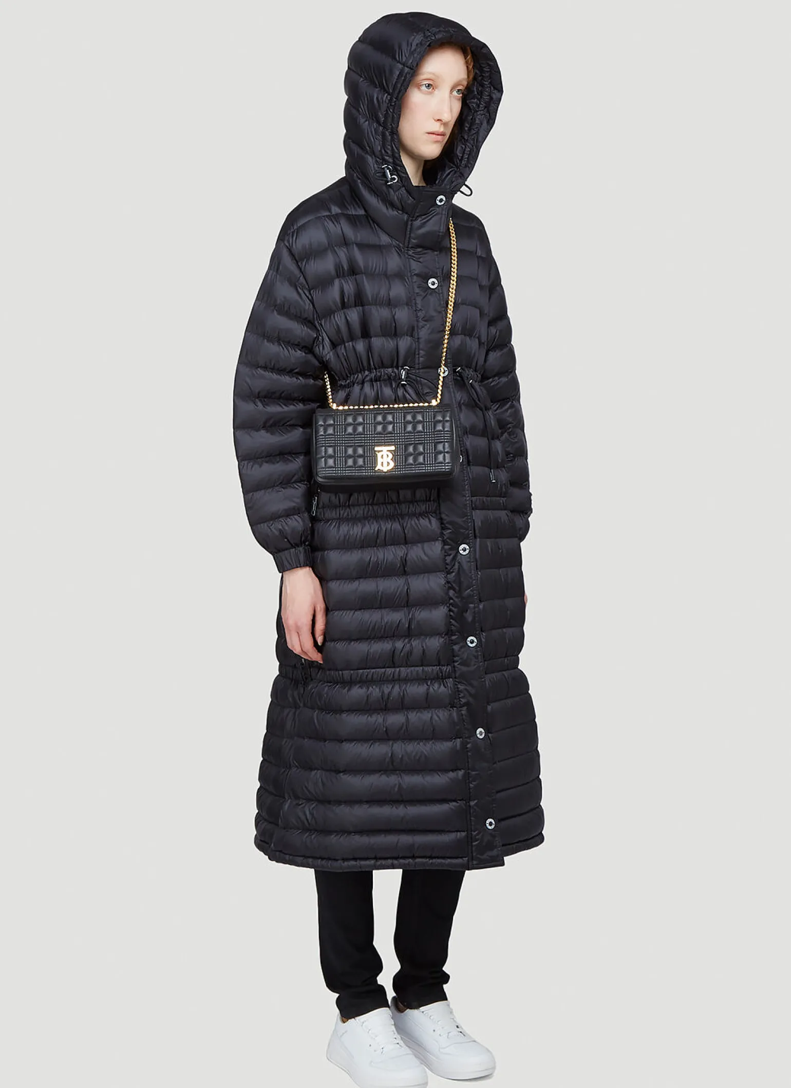 Quilted Longline Coat
