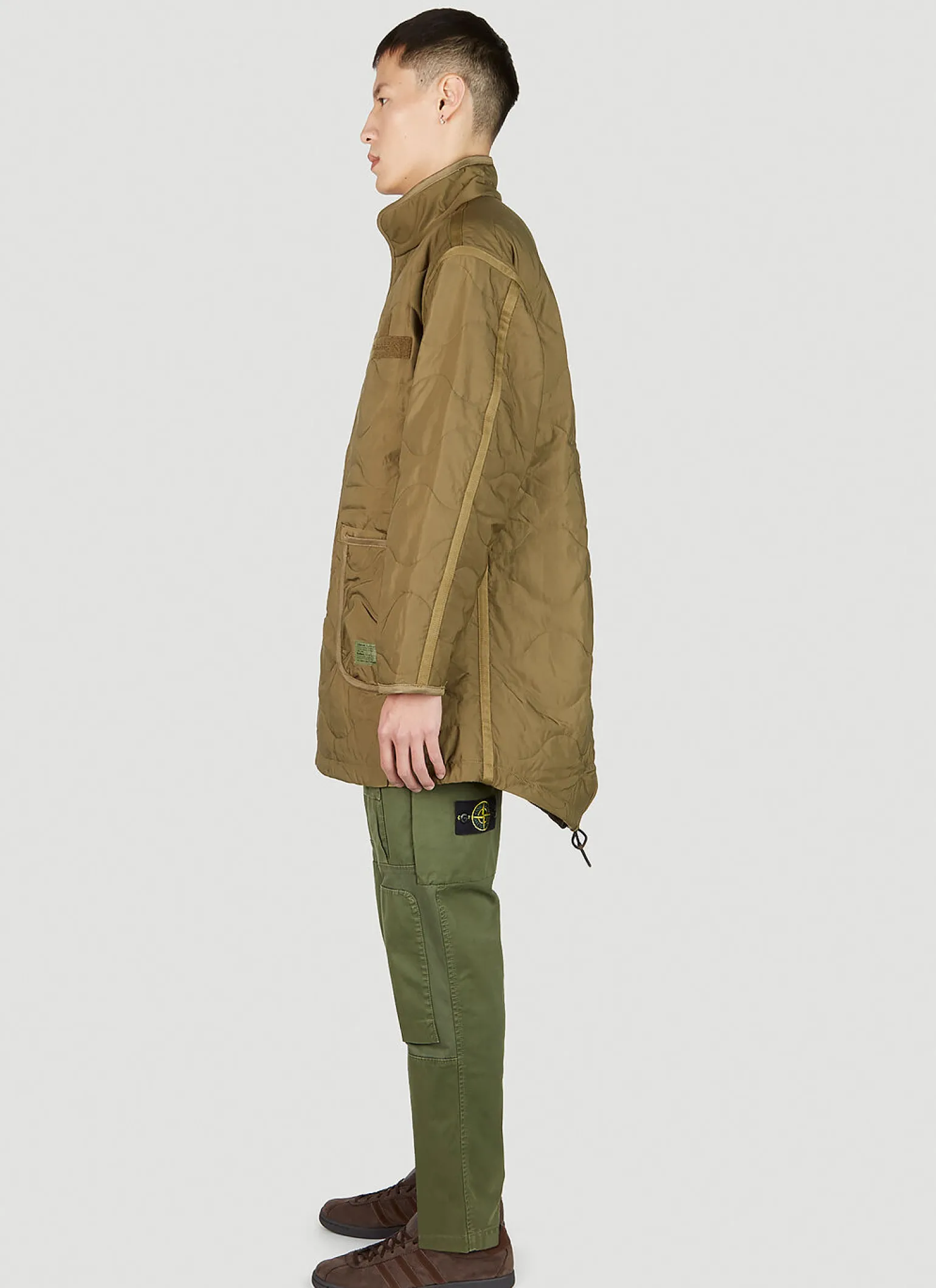 Quilted Patch Coat