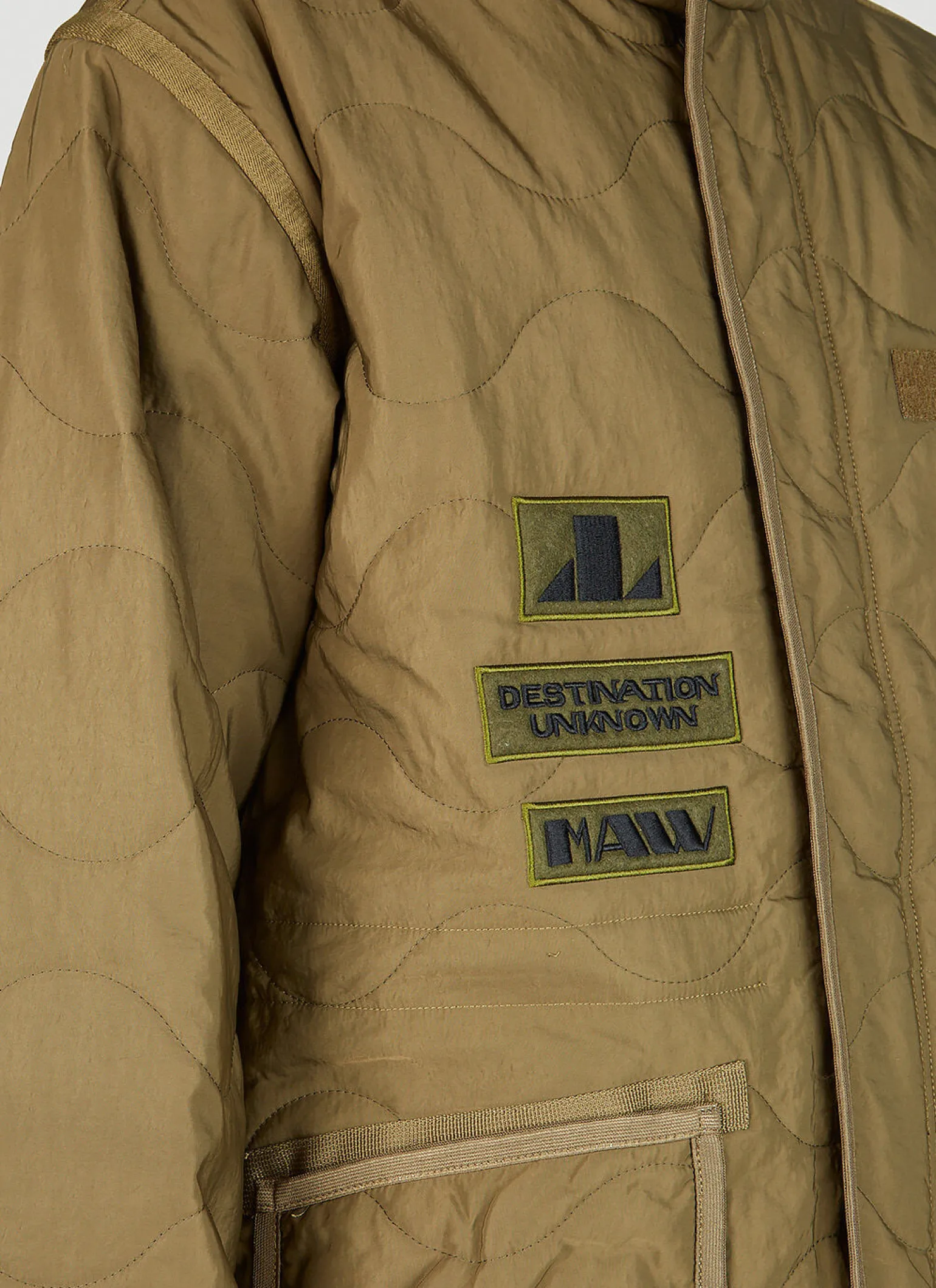 Quilted Patch Coat