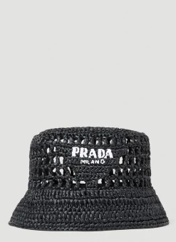 Raffia Woven Bucket Hat