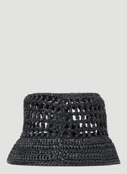 Raffia Woven Bucket Hat