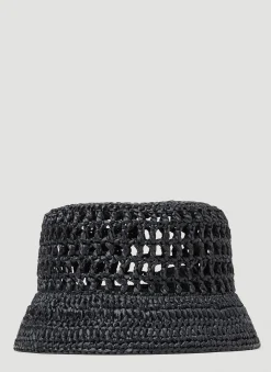 Raffia Woven Bucket Hat