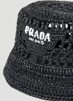 Raffia Woven Bucket Hat