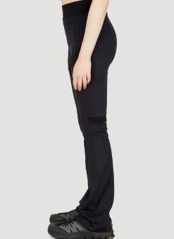 Raised Stitching Flared Track Pants