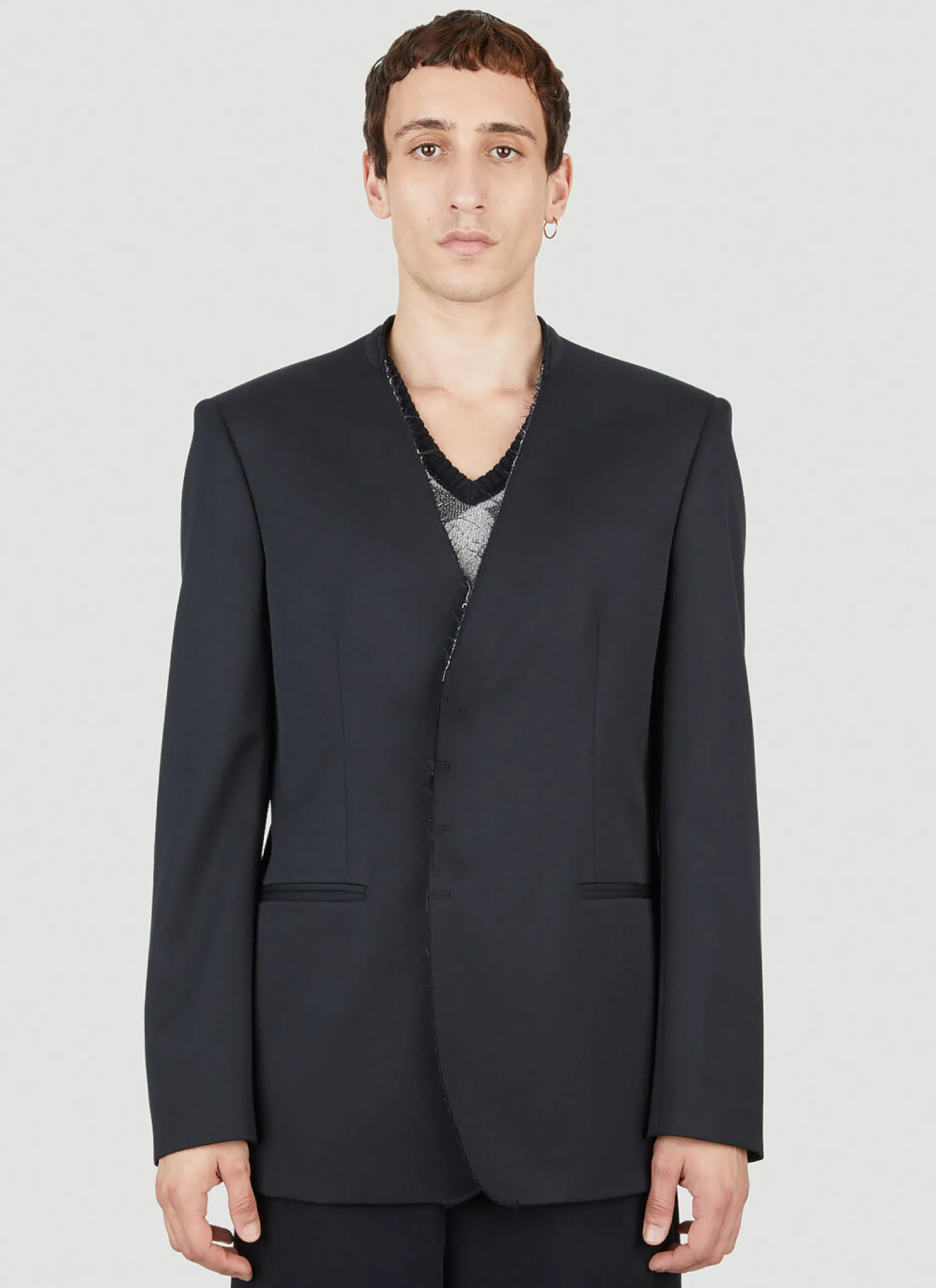 Raw Edge Blazer