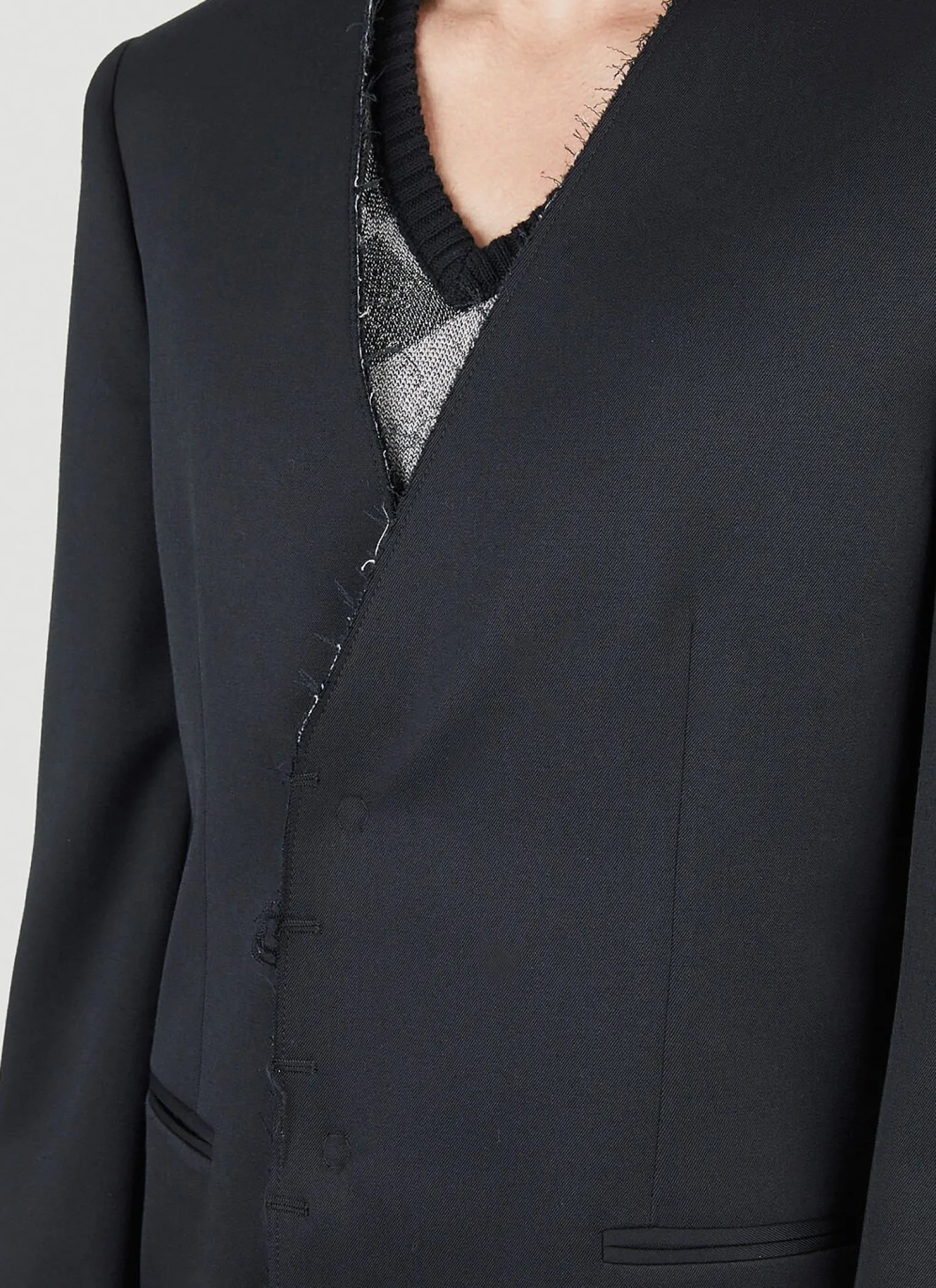 Raw Edge Blazer
