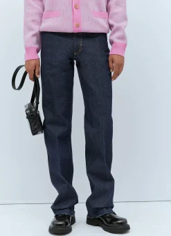 Raw Hem Jeans