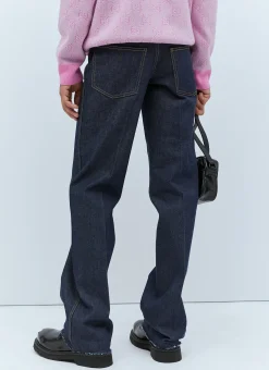 Raw Hem Jeans
