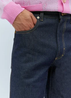 Raw Hem Jeans