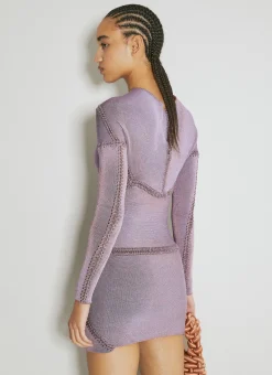 Ray Knit Mini Dress