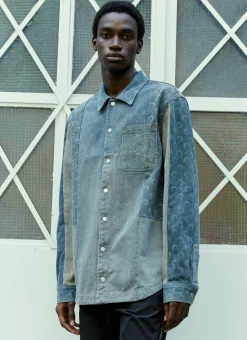 Regenerated Moon Denim Overshirt