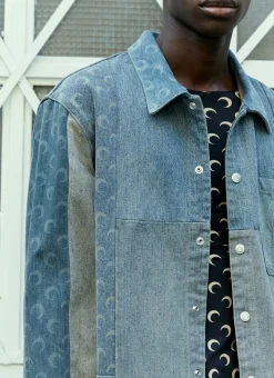 Regenerated Moon Denim Overshirt