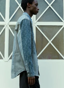 Regenerated Moon Denim Overshirt