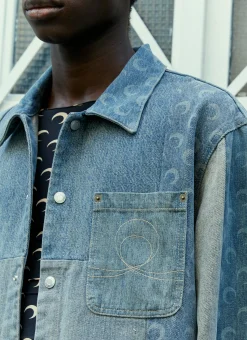 Regenerated Moon Denim Overshirt