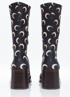 Regenerated Moon Jersey Ankle Boots