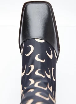 Regenerated Moon Jersey Ankle Boots