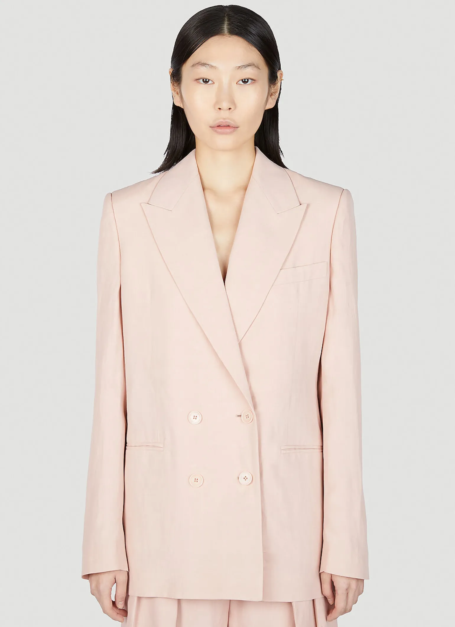Relaxed Double Breasted Blazer