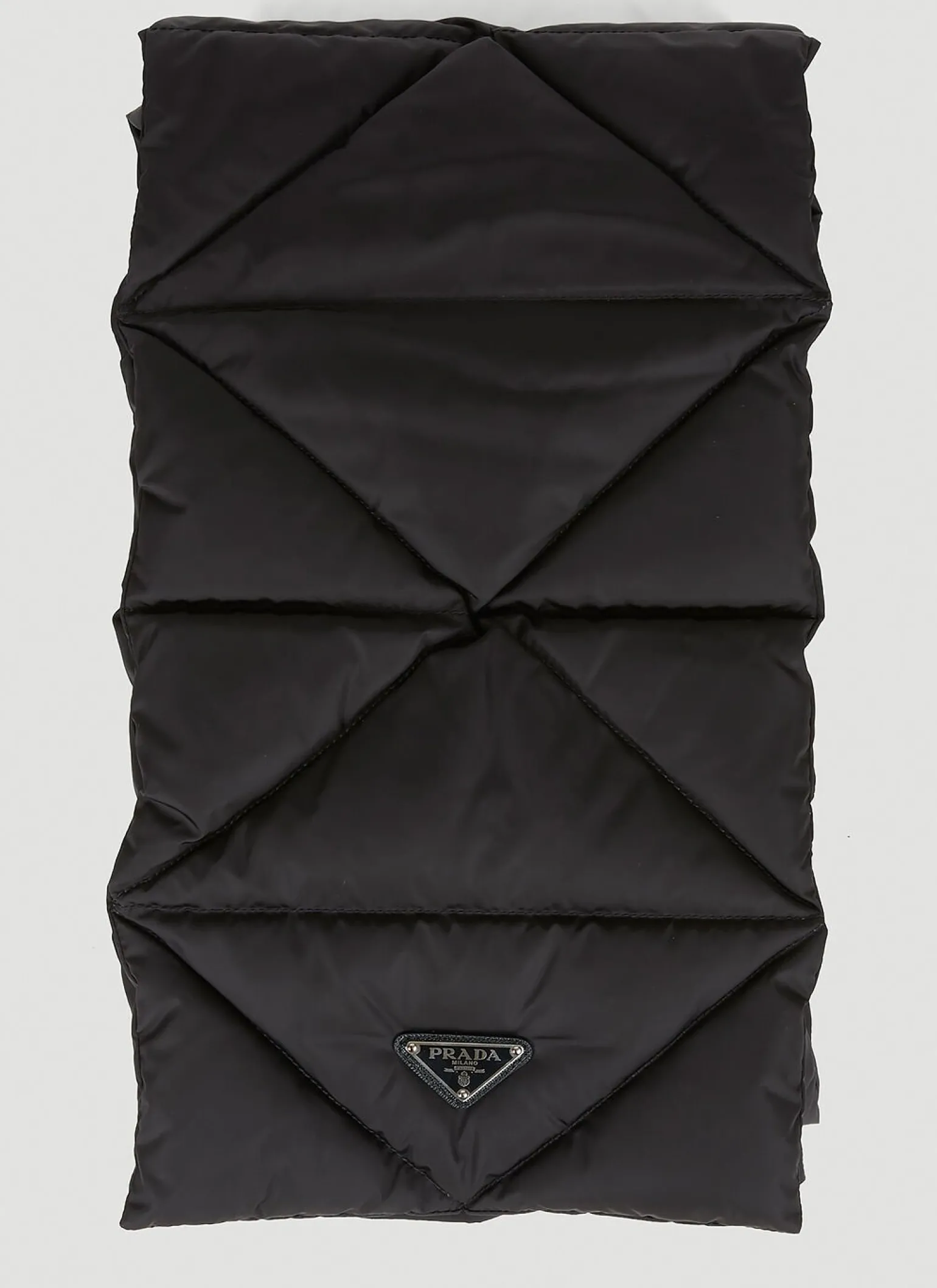 Re-Nylon Quilted Hooded Scarf