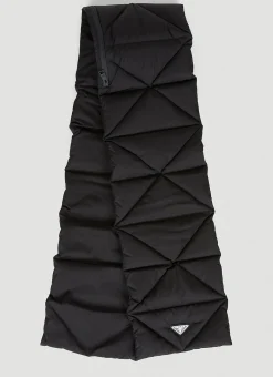 Re-Nylon Quilted Hooded Scarf