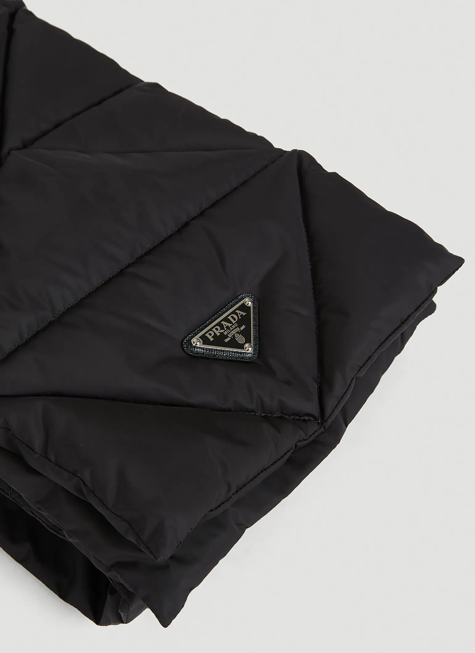 Re-Nylon Quilted Hooded Scarf