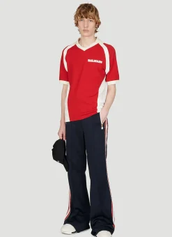 Retro Logo Print Polo Shirt