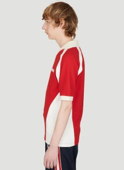 Retro Logo Print Polo Shirt